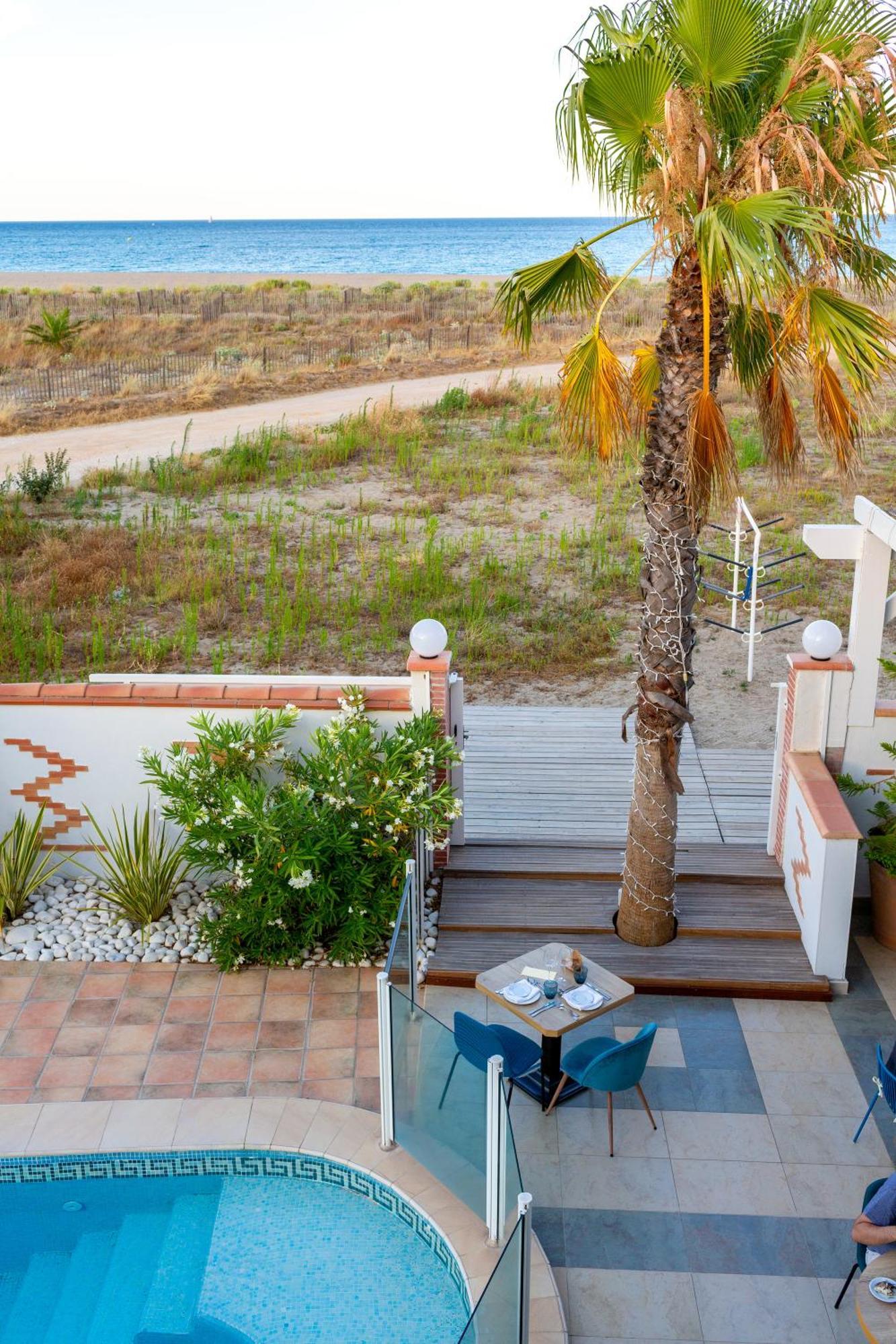 Les Bulles De Mer - Hotel & Spa Sur La Plage Saint-Cyprien  Esterno foto